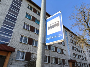 Нарвитяне грустят о грядущем переименовании автобусных остановок