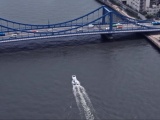 В Токио появился необычный корабль в виде застёжки 