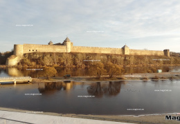 Ивангородскую крепость подсветят 