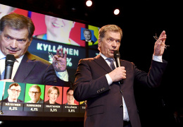 После победы на выборах президент Финляндии заговорил по-русски