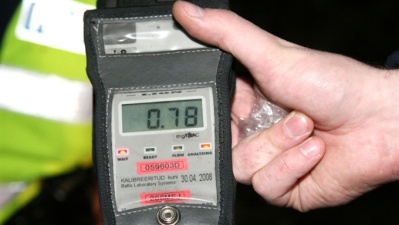 В январе полиция поймала более 300 пьяных водителей за рулем 