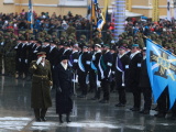 ФОТО юбилейного парада: 1100 участников, 100 единиц военной техники, 50 флагов, 3 оркестра 