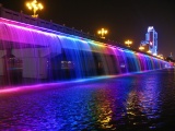 Мост Банпо - фонтан Лунная Радуга в Сеуле