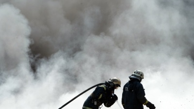 Ядовитый дым от горящей свалки Уйкала идет в сторону Кохтла-Ярве и Йыхви 
