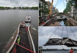 В Амстердаме открыли первый в мире 3D-мост 