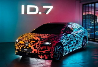 Volkswagen показала электромобиль ID.7, у которого весь кузов светится 