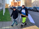 В Нарве прошел пикет в защиту уволенного сотрудника компании Operail 