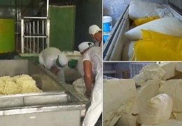  Заводские рабочие вчетвером украли больше тонны сыра 