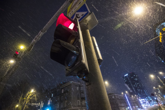 Жителей Эстонии предупредили об ухудшении дорожных условий 