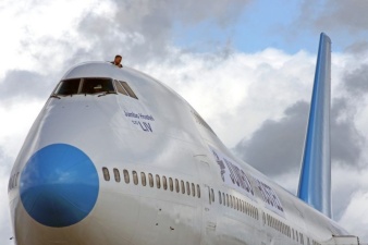 Недорогой отель в самолете Boeing 747 в Стокгольме