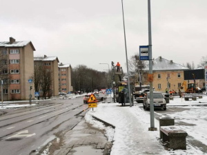 Светофоры на перекрёстке Креэнхольми — Юули — Герасимова будут отключены, движение будет затруднено