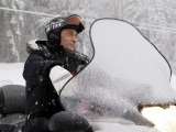 Дмитрий Медведев и Владимир Путин на горнолыжном курорте «Красная Поляна»