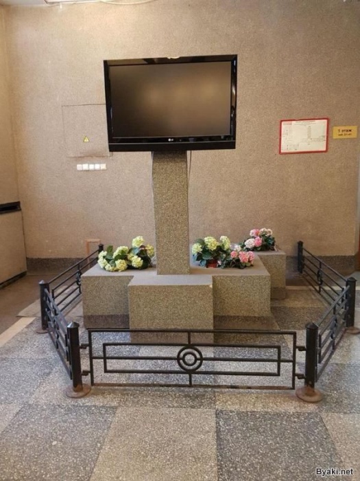 В администрации Кировского района СПб похоронили телевизор