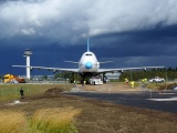 Недорогой отель в самолете Boeing 747 в Стокгольме