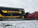 На шоссе Таллинн - Нарва вылетел в кювет ехавший из Петербурга рейсовый автобус: 9 пострадавших 