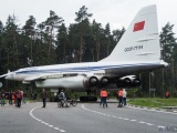 Транспортировка Ту-144 в Жуковском