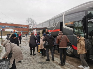 Скоро у погранпункта в Нарве появится автобус, в котором можно будет согреться и перекусить. Это инициатива финна