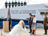 Департамент полиции и погранохраны получил новое патрульное судно стоимостью 16 млн евро 