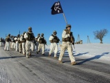 Более 200 эстонских и американских солдат двинулись в поход из Вока в Нарву 