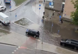 ВИДЕО: по Таллинскому после дождичка