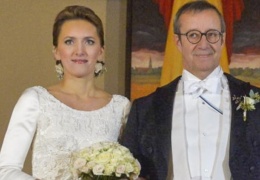 У Эстонии появилась новая первая леди - президент Ильвес женился на Иеве Купце