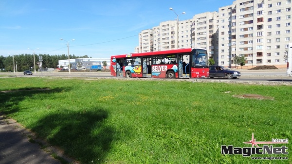 Из-за ремонта улицы Пушкина в Нарве изменяется движение городских автобусов 
