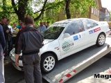 Narva RallySprint 2013 - Авария