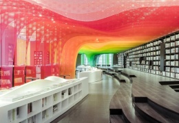 Книжный магазин будущего с фантастическим дизайном 
