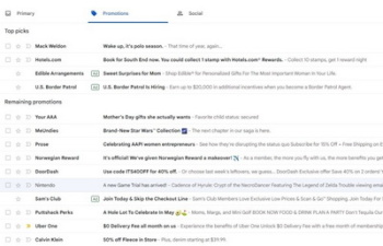 Google добавила рекламу во «Входящие» в Gmail — прямо среди обычных писем