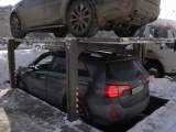 Как работает персональная двухуровневая парковка с автомобильным лифтом в Челябинске