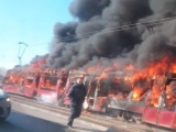  В Казани дотла сгорел трамвай