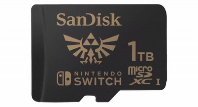 SanDisk выпустила самую ёмкую карту памяти для Nintendo Switch — microSD на 1 Тбайт 