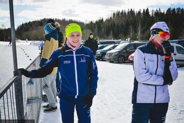 Нарвитяне в составе молодёжной сборной Эстонии по биатлону