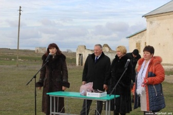 В крымском селе состоялась торжественная церемония открытия детской горки 