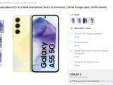 Samsung Galaxy A55 и Galaxy A35 начали продаваться раньше анонса — от 380 до 530 евро 