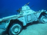  В Иораднии открыли подводный музей военной техники