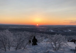  Жители Мурманска встретили первый рассвет после долгой полярной ночи