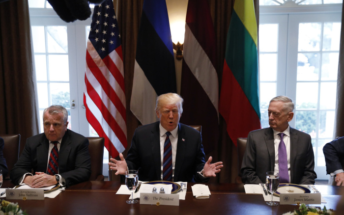 Президенты стран Балтии встретились с Дональдом Трампом 