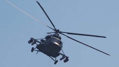 Российский вертолет залетел на территорию Эстонии в районе Васкнарвы 
