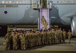 в Эстонию прибыли 130 военнослужащих группы быстрого реагирования НАТО 