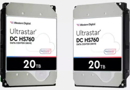 Western Digital представила самый быстрый HDD в мире — 20 Тбайт и 582 Мбайт/с