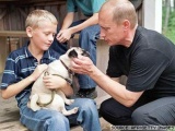 Владимир Путин с животными