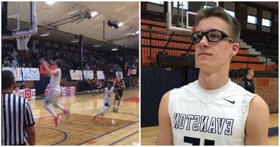  15-летний подросток стал звездой школы после своего невероятного победного броска в баскетбольном матче 