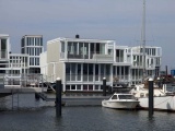  Айбург - район с плавучими домами в Амстердаме