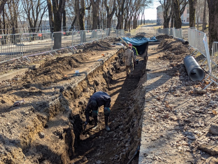 Строительные работы в Темном саду продолжатся после завершения археологического исследования