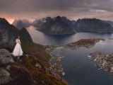 Потрясающие снимки невесты среди горных пейзажей