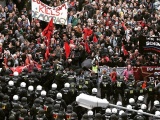 Во Франкфурте-на-Майне прошли стычки между полицией и участниками протестной акции