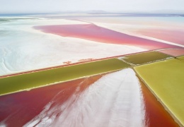 Снимки с вертолета: Соляные поля Австралии и Северной Америки