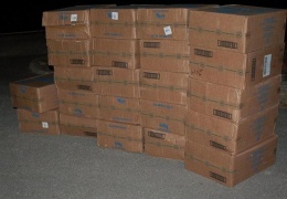 Пограничники кордона Нарва-Йыэсуу выловили 360 000 контрабандных сигарет 