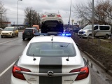 Необычная авария с участием BMW X6 в Риге